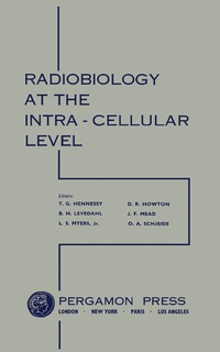 Titelbild: Proceedings of a Conference on Radiobiology at the Intra - Cellular Level 9781483199016