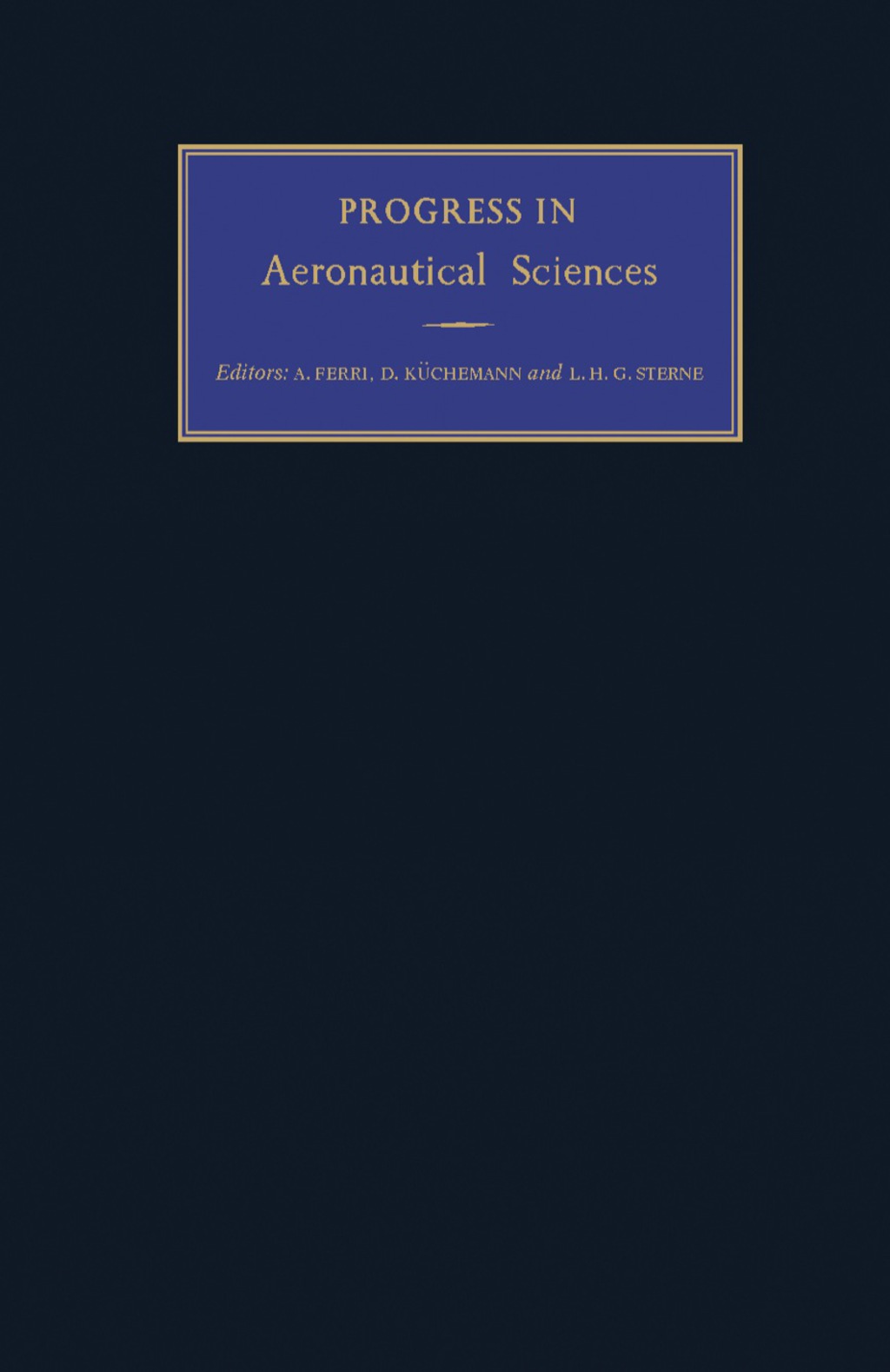 Progress in Aeronautical Sciences