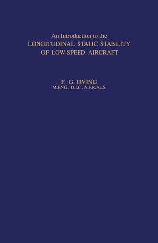 Cover image: An Introduction to the Longitudinal Static Stability of Low-Speed Aircraft 9781483200194