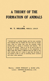 Cover image: A Theory of the Formation of Animals 9781483200347