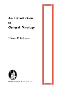 Cover image: An Introduction to General Virology 9781483200378