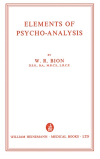 Omslagafbeelding: Elements of Psycho-Analysis 9781483200569