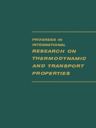 Cover image: Progress in International Research on Thermodynamic and Transport Properties 9781483200835