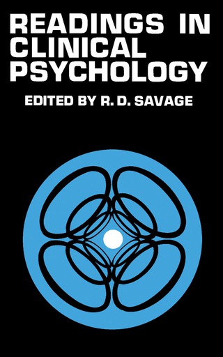 表紙画像: Readings in Clinical Psychology 9781483200873