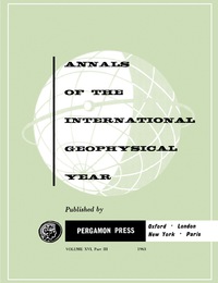 Cover image: Calendar Record for the International Geophysical Cooperation 1959 9781483212913