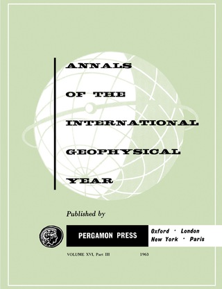 Cover image: Calendar Record for the International Geophysical Cooperation 1959 9781483212913
