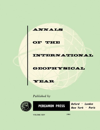 Immagine di copertina: Auroral Spectrograph Data 9781483212982