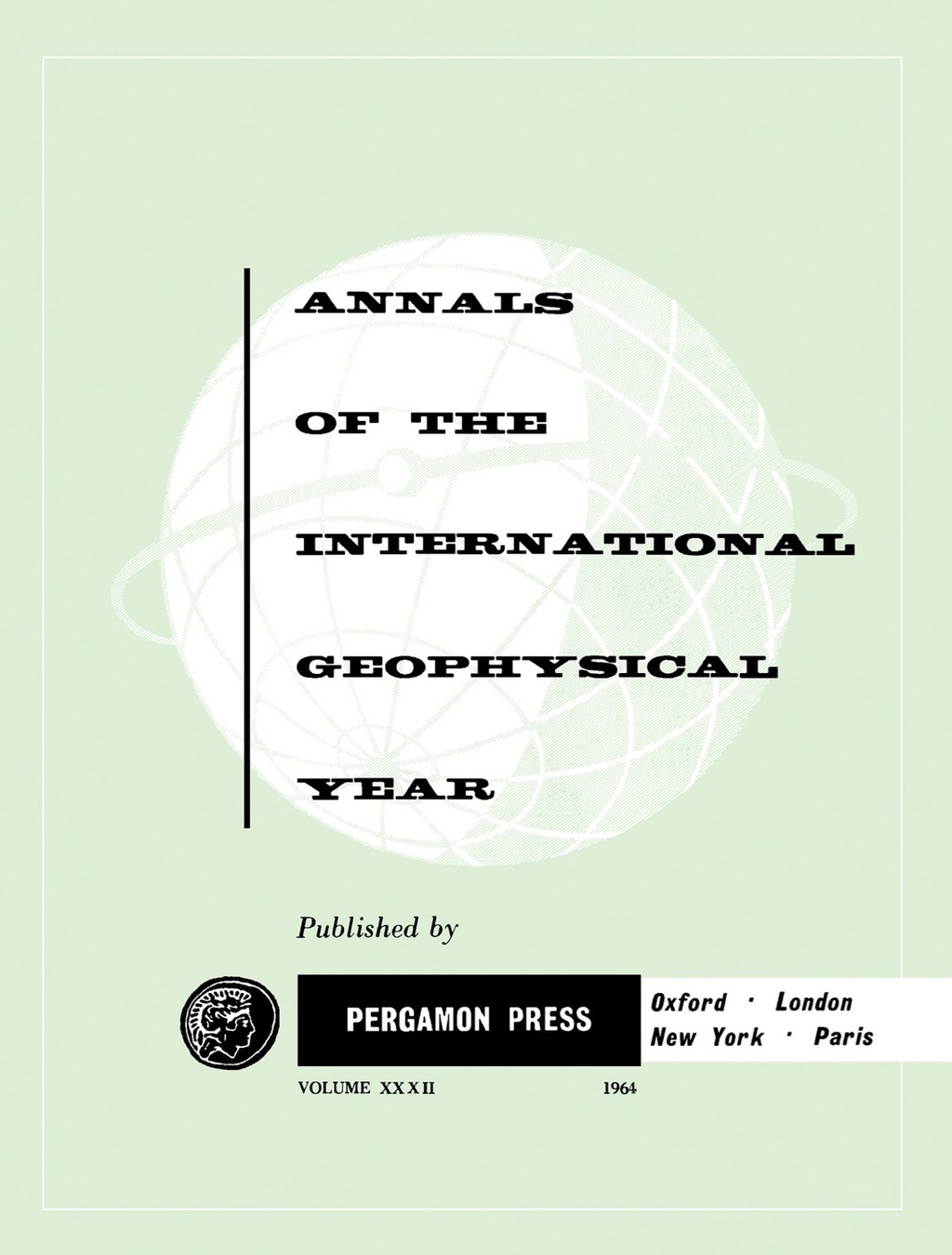 Meteorology Annals of The International Geophysical Year, Vol. 32