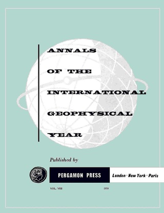 Imagen de portada: Geographical Distribution of the International Geophysical Year Stations 9781483213095