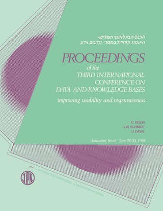 Cover image: Proceedings of the Third International Conference on Data and Knowledge Bases 9781483213132