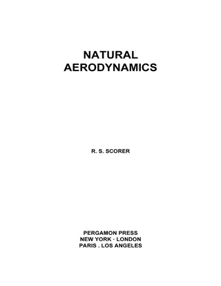 Titelbild: Natural Aerodynamics 9781483213163