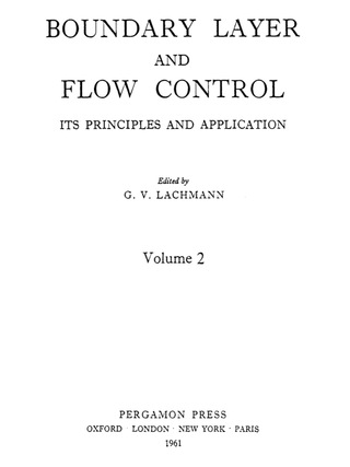 Imagen de portada: Boundary Layer and Flow Control 9781483213231