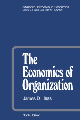Cover image: The Economics of Organization 9780444865892