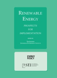 Immagine di copertina: Renewable Energy: Prospects for Implementation 9789188116727