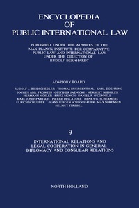 Cover image: International Relations and Legal Cooperation in General Diplomacy and Consular Relations 9780444862402