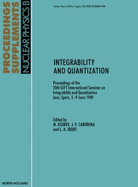 表紙画像: Integrability and Quantization 9781483228785