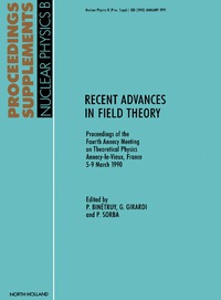 表紙画像: Recent Advances in Field Theory 9781483228877