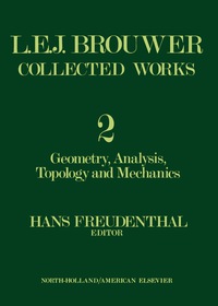 Imagen de portada: L. E. J. Brouwer Collected Works 9780444106438