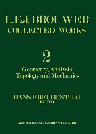 Cover image: L. E. J. Brouwer Collected Works 9780444106438