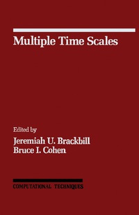 صورة الغلاف: Multiple Time Scales 9780121234201