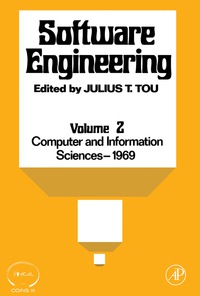 Imagen de portada: Software Engineering, COINS III 9780126962024