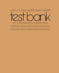 Imagen de portada: Test Bank for Introductory Economics 9780127195674