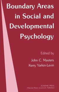 Immagine di copertina: Boundary Areas in Social and Developmental Psychology 9780124792807