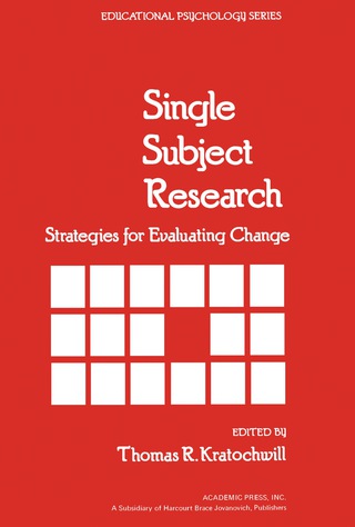 Cover image: Single Subject Research 9780124258501