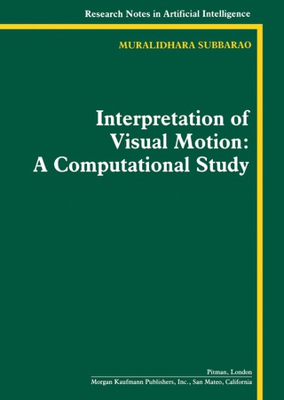 Cover image: Interpretation of Visual Motion 9780273087922
