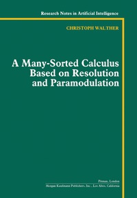 Omslagafbeelding: A Many-Sorted Calculus Based on Resolution and Paramodulation 9780273087182