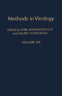 Imagen de portada: Methods in Virology 9780124702080