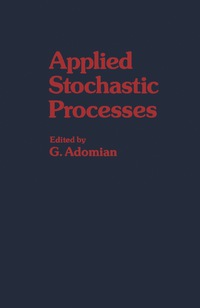 Imagen de portada: Applied Stochastic Processes 9780120443802