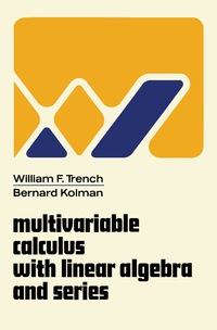 Cover image: Multivariable Calculus with Linear Algebra and Series 9780126990508