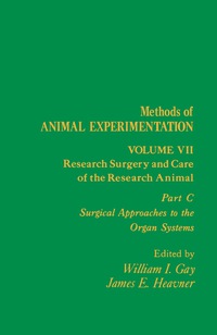 صورة الغلاف: Research Surgery and Care of the Research Animal 9780122780097