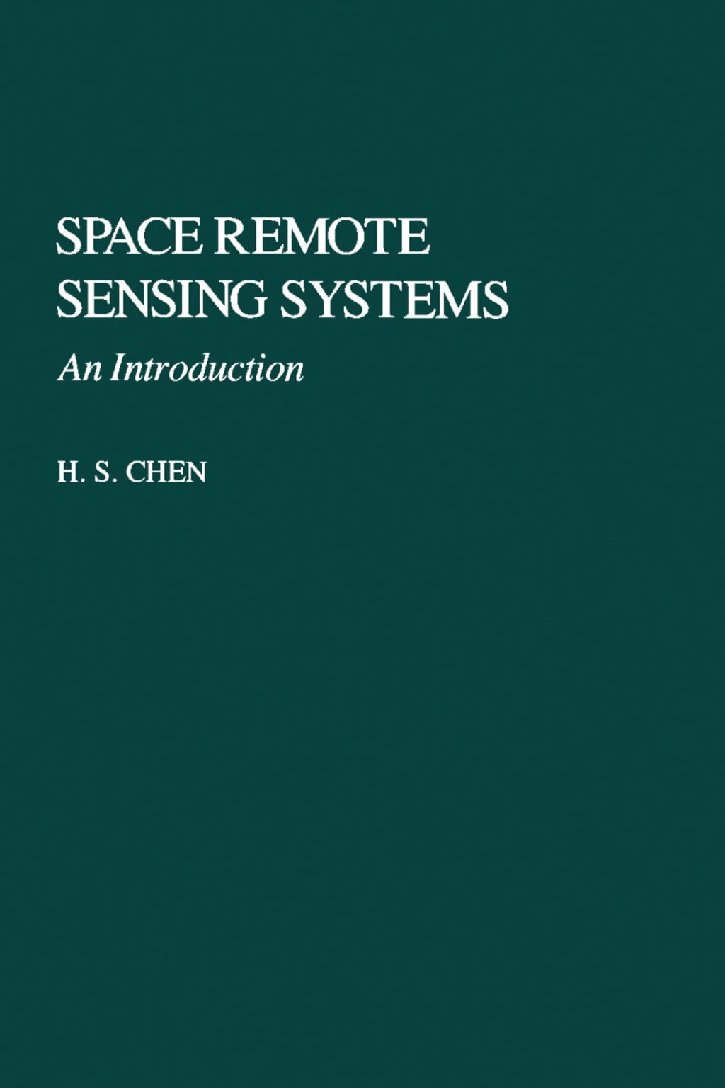 Space Remote Sensing Systems (eBook)