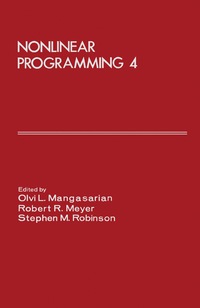 Imagen de portada: Nonlinear Programming 4 9780124686625
