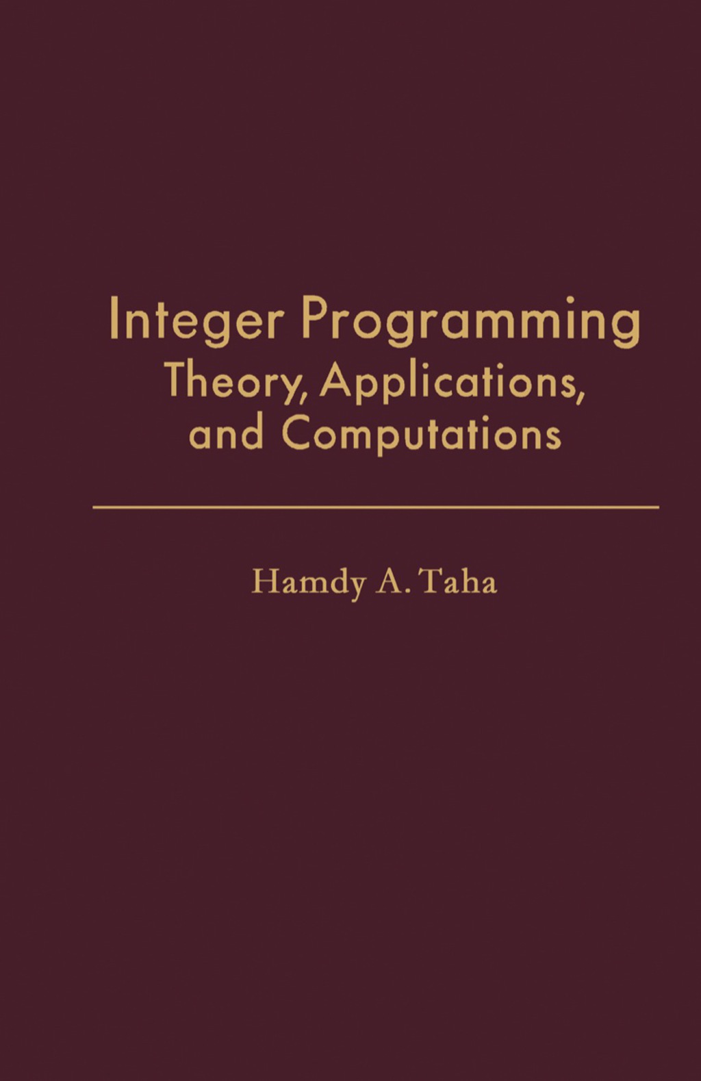 Integer Programming (eBook)