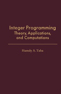 Cover image: Integer Programming 9780126821505