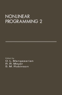 Cover image: Nonlinear Programming 2 9780124686502