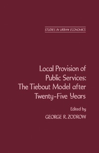 Cover image: Local Provision of Public Services 9780127818207