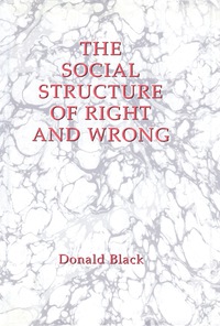 Cover image: The Social Structure of Right and Wrong 9780121028008
