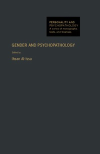 Cover image: Gender and Psychopathology 9780120503506
