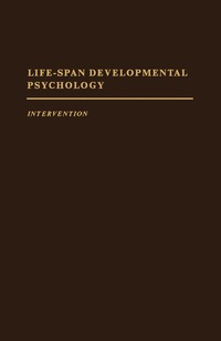 Cover image: Life-Span Developmental Psychology 9780127041506