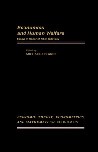 Imagen de portada: Economics and Human Welfare 9780121188504