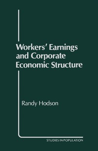 表紙画像: Workers' Earnings and Corporate Economic Structure 9780123517807
