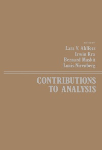Cover image: Contributions to Analysis 9780120448500