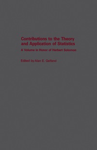 Cover image: Contributions to the Theory and Application of Statistics 9780122794506