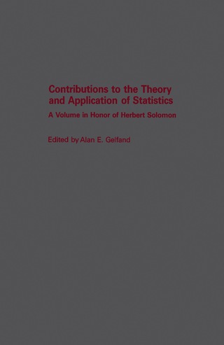 Omslagafbeelding: Contributions to the Theory and Application of Statistics 9780122794506