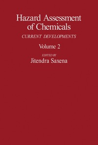 Imagen de portada: Hazard Assessment of Chemicals 9780123124029