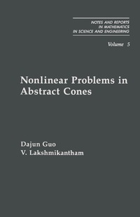 Titelbild: Nonlinear Problems in Abstract Cones 9780122934759